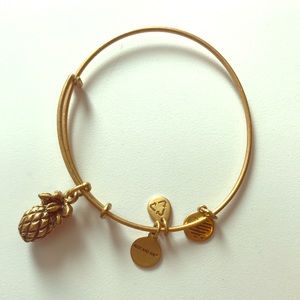 Alex and Ani Pineapple Gold bracelet